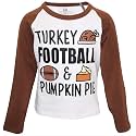 Unique Baby Boys Long Sleeve Raglan Graphic T-Shirt for Toddlers and Kids
