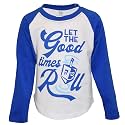 Unique Baby Boys Long Sleeve Raglan Graphic T-Shirt for Toddlers and Kids