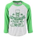 Unique Baby Boys Long Sleeve Raglan Graphic T-Shirt for Toddlers and Kids