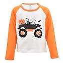 Unique Baby Boys Long Sleeve Raglan Graphic T-Shirt for Toddlers and Kids