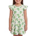 Unique Baby Girls' Short Sleeve Everyday Printed Dresses for Kid and Toddler, Sizes 2T-12Y
