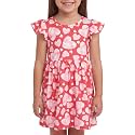 Unique Baby Girls' Short Sleeve Everyday Printed Dresses for Kid and Toddler, Sizes 2T-12Y