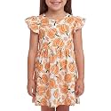 Unique Baby Girls' Short Sleeve Everyday Printed Dresses for Kid and Toddler, Sizes 2T-12Y