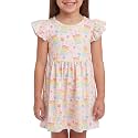 Unique Baby Girls' Short Sleeve Everyday Printed Dresses for Kid and Toddler, Sizes 2T-12Y
