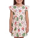 Unique Baby Girls' Short Sleeve Everyday Printed Dresses for Kid and Toddler, Sizes 2T-12Y