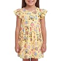Unique Baby Girls' Short Sleeve Everyday Printed Dresses for Kid and Toddler, Sizes 2T-12Y