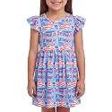 Unique Baby Girls' Short Sleeve Everyday Printed Dresses for Kid and Toddler, Sizes 2T-12Y