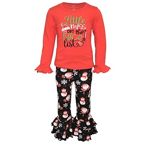 Unique Baby Girls Little Miss Nice List