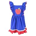 Unique Baby Girls Smocked Holiday Dress for Big Kids and Toddler Outfit Clothes with Embroidery