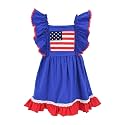 Unique Baby Girls Smocked Holiday Dress for Big Kids and Toddler Outfit Clothes with Embroidery