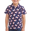 Unique Baby Moisture Wicking Kids Polo Shirts for Toddler Boys Polo Shirt