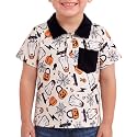 Unique Baby Short Sleeve Collared Boys Polo Shirt, Toddler Kids Polo Shirts
