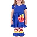 Unique Baby Toddler Girls 2pc Capri Pants Outfit Set with Top
