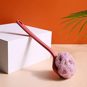 dish brush set of 1 dish scrub brush kitchen scrub brushes ergonomic non slip long handle for cleaning wash dishes sink cup glass pot red