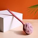 Dish Brush Set of 1 Dish Scrub Brush Kitchen Scrub Brushes Ergonomic Non Slip Long Handle for Cleaning Wash Dishes Sink Cup Glass Pot (Red)