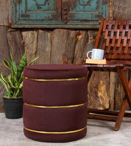 unique creation handicrafts solid wood pouf