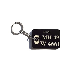 unique gifts personalised carbike number plate keychain design 5