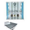 Unique Gold Leafing Studio UGLS Silver Leaf Sheets, 100pcs 8" by 8" Leaves for Gilding, Paintings, Crafting, Arts Craft Projects, Home Decorations (Silver Leaf)