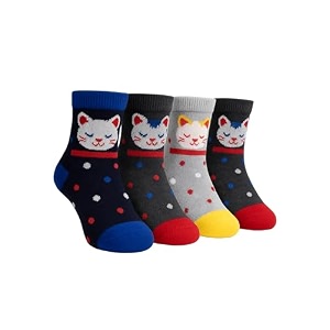 unique gold leafing studio ugls soft cotton baby socks 13 years  cute animal print kids socks for boys amp girls  breathable stretchable anti-slip toddler pack of 3