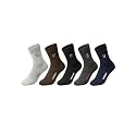 Unique Gold Leafing Studio UGLS Premium Cotton Formal Socks for Men | Soft Breathable Stretch Fabric | Anti-Odour Business Dress Socks for Office | Comfort Fit (Pack of 5)