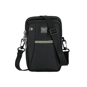 unisex sling bag black