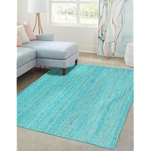 Unique Loom Braided Jute Collection Area Rug