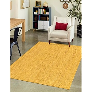 Unique Loom Braided Jute Collection Area Rug