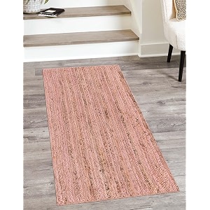 Unique Loom Braided Jute Collection Area Rug