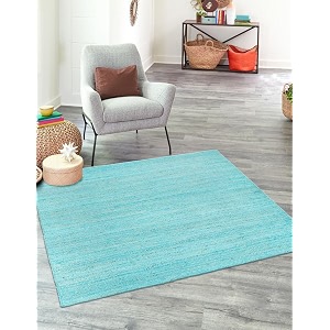 Unique Loom Braided Jute Collection Area Rug
