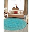 Unique Loom Braided Jute Collection Area Rug