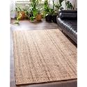Unique Loom Braided Jute Collection Hand Woven