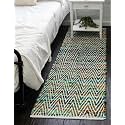 Unique Loom Chindi Chevron Collection Area Rug