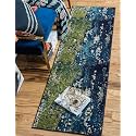 Unique Loom Estrella Collection Distressed Landscape Abstract