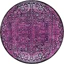 Unique Loom Imperial Collection Paisley Distressed Border