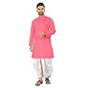 UNIQUE MOMENTS Men39s Cotton Dhoti Kurta Set