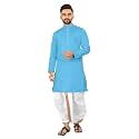 UNIQUE MOMENTS Men39s Cotton Dhoti Kurta Set