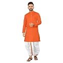 UNIQUE MOMENTS Men39s Cotton Dhoti Kurta Set