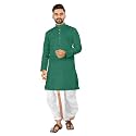 UNIQUE MOMENTS Men39s Cotton Dhoti Kurta Set