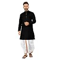UNIQUE MOMENTS Men39s Cotton Dhoti Kurta Set