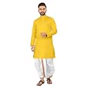 UNIQUE MOMENTS Men39s Cotton Dhoti Kurta Set