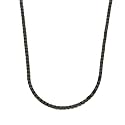 Unisex 3mm ANTI-TARNISH Real Oxidized 925 Sterling Silver Black Tennis Chain AAA CZ Stones One Row Choker Necklace 18-24'' Bracelet 7-9''