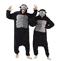 Unisex Adult Onesie Pajamas Animal Cosplay Halloween Costume One Piece Plush Sleepwear Homewear