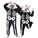 Unisex Adult Onesie Pajamas Animal Cosplay Halloween Costume One Piece Plush Sleepwear Homewear