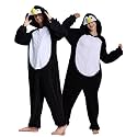 Unisex Adult Onesie Pajamas Animal Cosplay Halloween Costume One Piece Plush Sleepwear Homewear