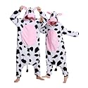 Unisex Adult Onesie Pajamas Animal Cosplay Halloween Costume One Piece Plush Sleepwear Homewear