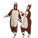 Unisex Adult Onesie Pajamas Animal Cosplay Halloween Costume One Piece Plush Sleepwear Homewear