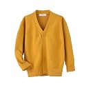 Unisex Boys Girls Cardigans Sweater V-Neck Long Sleeve School Uniforms Button Knit Tops