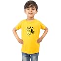 Unisex-Child Printed Regular Fit T-Shirt