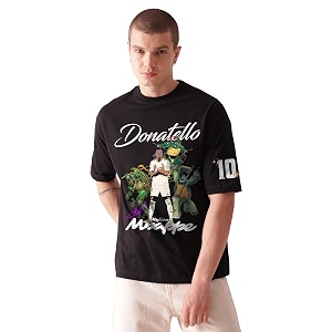 Unisex Cotton Football Graphic Print Oversized Fit