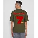 Unisex Cotton Football Graphic Print Oversized Fit